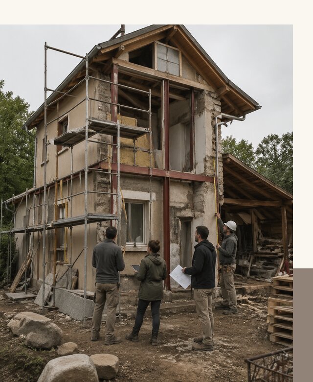 Реконструкция загородного дома под ключ в Новочеркасске от бюро
