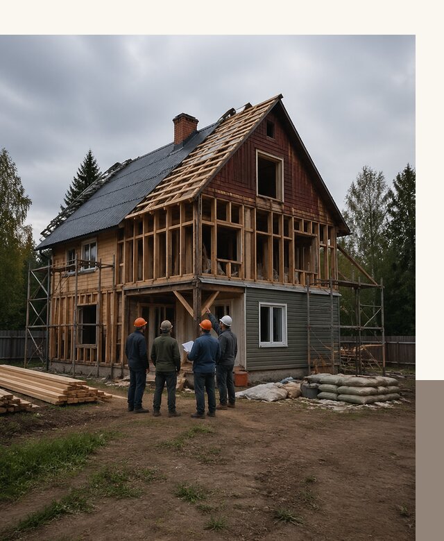 Реконструкция дачного дома в Новочеркасске под ключ с проектом