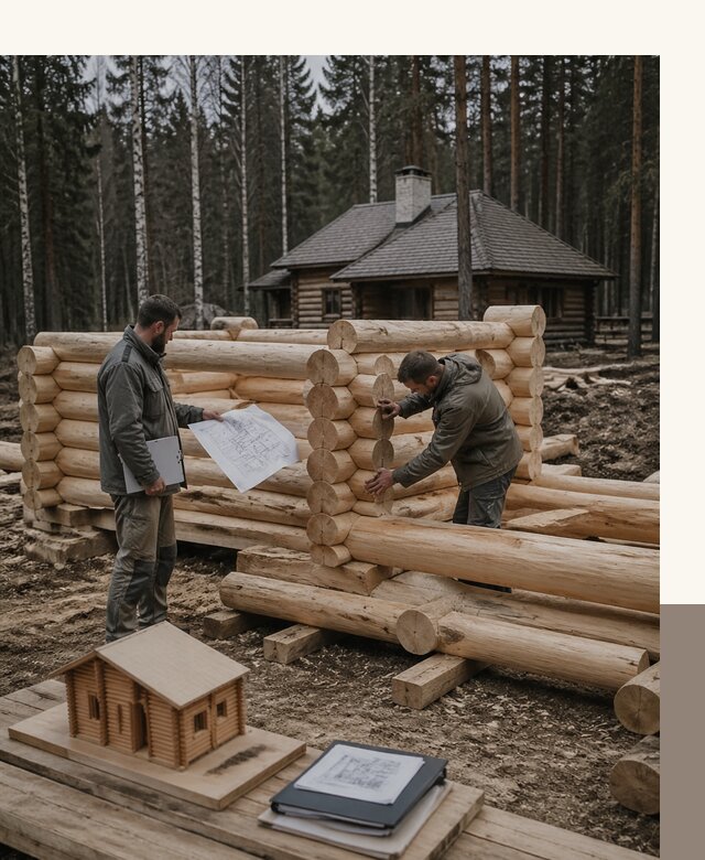 Проектирование и строительство домов из бревна в Новочеркасске